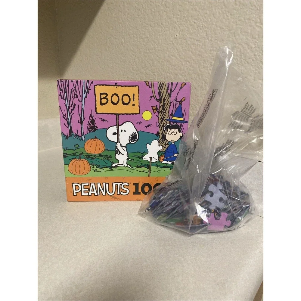 - Peanuts - Boo! - 100 Piece Jigsaw Puzzle for Kids and Adults New